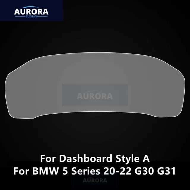 For BMW 5 Series 17-22 G30 G31 Dashboard,Navigation Screen Transparent TPU Protective Film Anti-scratch Repair Film Accessories