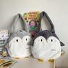 Cute Cartoon Chubby Penguin Bag Women's Autumn and Winter New Furry Shoulder Bag Large Capacity Tote Bag