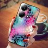 Чехол для Poco M6 Pro 4G Модный Мраморный Силиконовый Черный Чехол для Телефона Xiaomi Poco M6Pro 4G M 6 Pro Мягкие Чехлы PocoM6Pro 4G