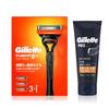 Gillette Fusion Manual Main Unit 3 Сменный гель для бритья 175 мл Бритва для чувствительной кожи мужчин (с лезвиями) + [Покупка комплекта] Мужской
