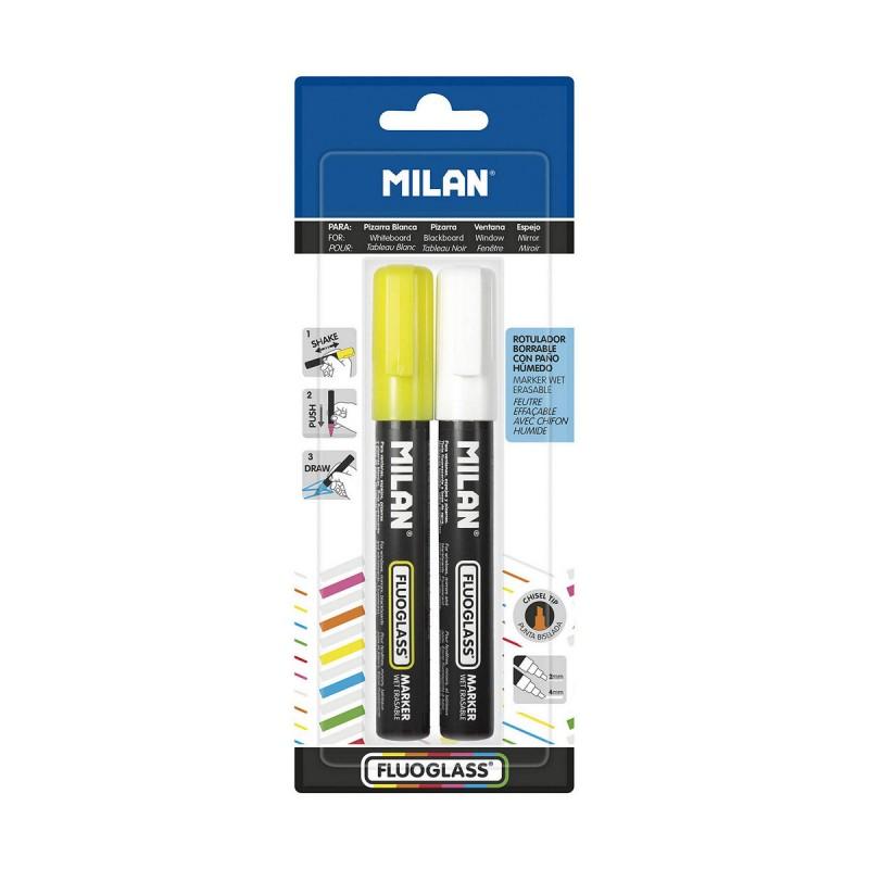 Milan Milan Fluoglass Marker PVC Erasable Ink