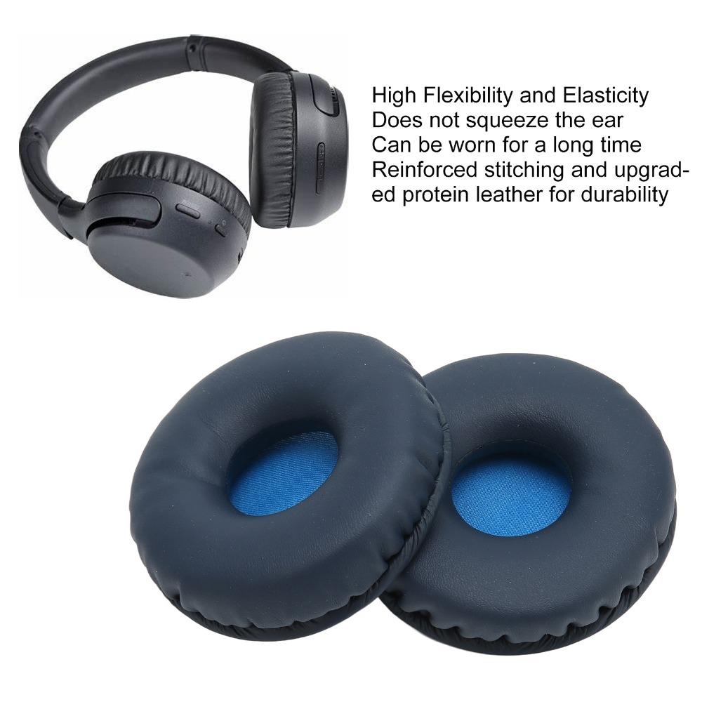 2PCS Easy Install Replacement Ear Pads Ear Covers for WH XB700 Wireless Headphones Replacement Parts
