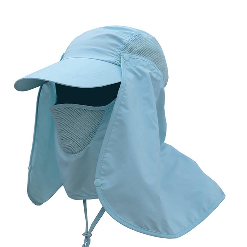 Outdoor Sport Hiking Visor Hats UV Protection Face Neck Cover Fishing Sun Protcet Practical Cap