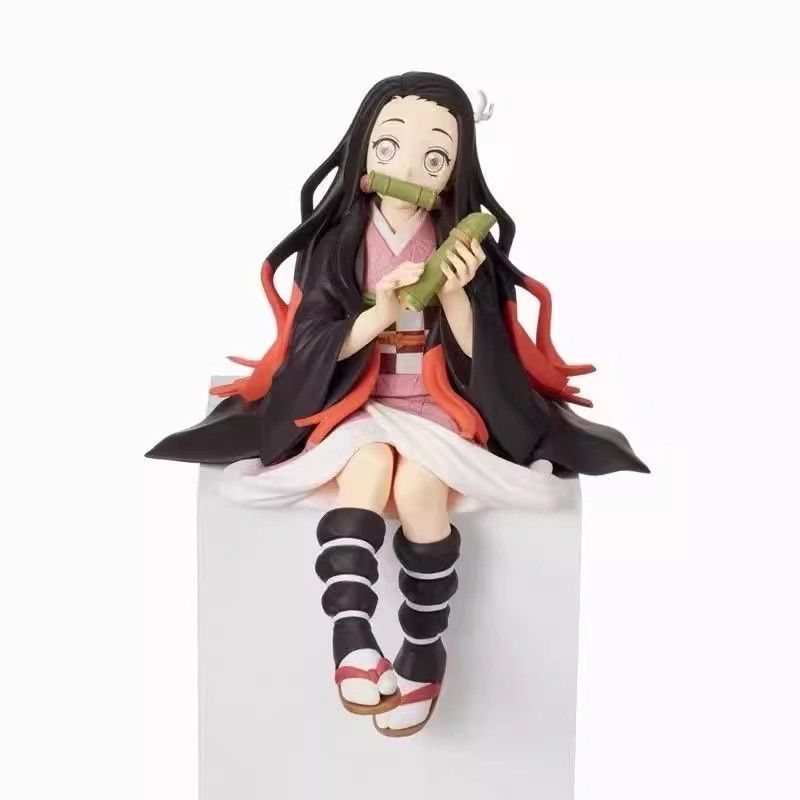 Аниме фигурка Demon Slayer Камадо Незуко фигурка на коленях версия Незуко Камадо ПВХ фигурка игрушка Brinquedos