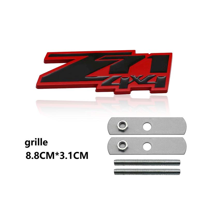 3D металлический значок Z71 4 * 4 на переднюю решетку радиатора автомобиля для траверса автомобиля TAHOE COLORADO, наклейка с логотипом на багажник автомобиля