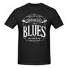 100% Чистая Черная Графическая Футболка Blues
