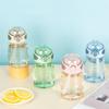 400ml Gifts Small With Scale with Straw Transparent Water Bottle Drinking Cup