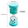 3/5/10/15/30 Mins Cartoon Sand Timer,Creative Plastic Hourglass Timer for Kids,Colorful Shatterproof Sand Clock for Game Timing
