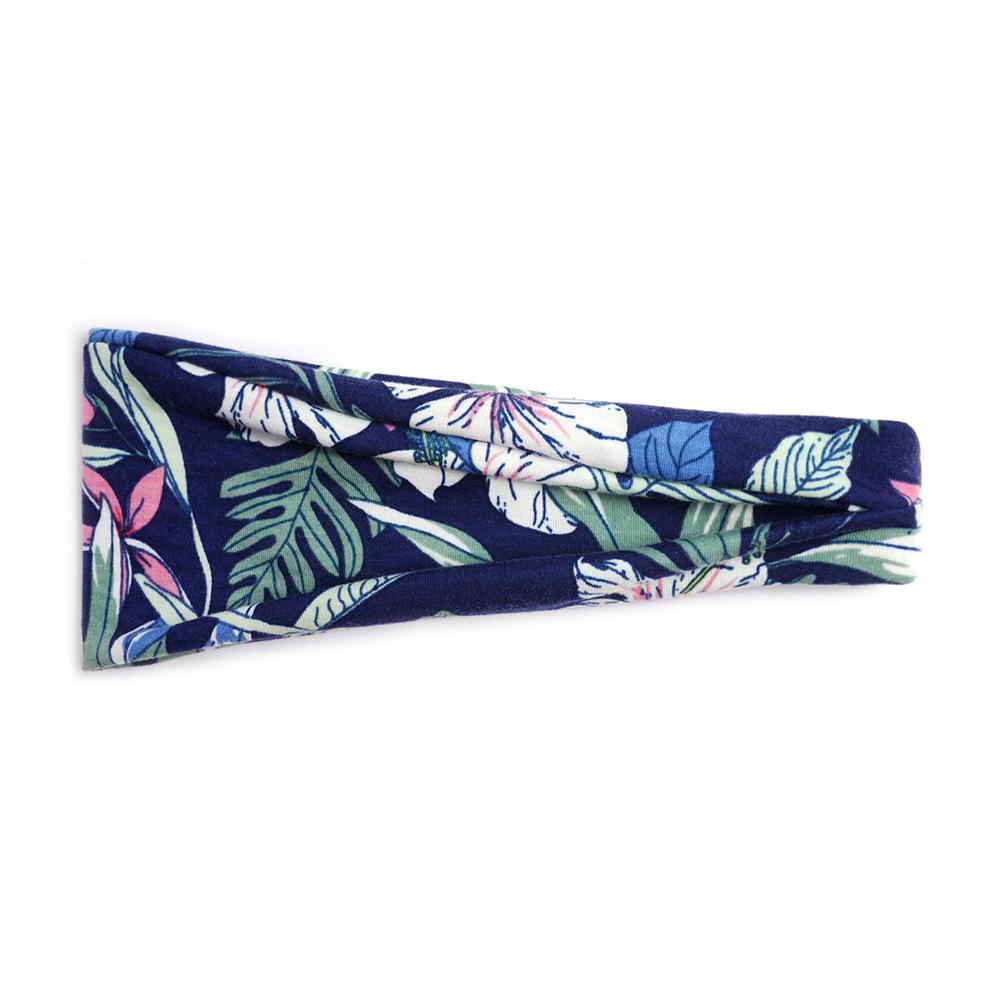 Женская спортивная повязка на голову, повязка на голову для йоги, впитывающий пот пояс, антиперспирант, широкий край, напечатанный платок, аксессуары для волос