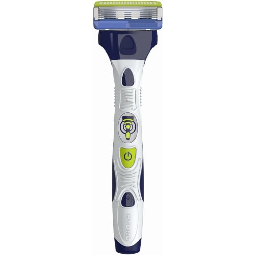 Schick 5-лопастной Hydro 5 Power Select Двойной держатель (Корпус + 2 запасных лезвия) Мужская бритва из нержавеющей стали