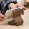 Portable Wooden Phone Bracket Elegant Mobile Phone Stand Wood Mobile Phone Holder  Desktop Ornament