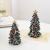 Mini Xmas Tree Ornaments Creative Floor Statues New Garden Sculptures  Christmas Gift