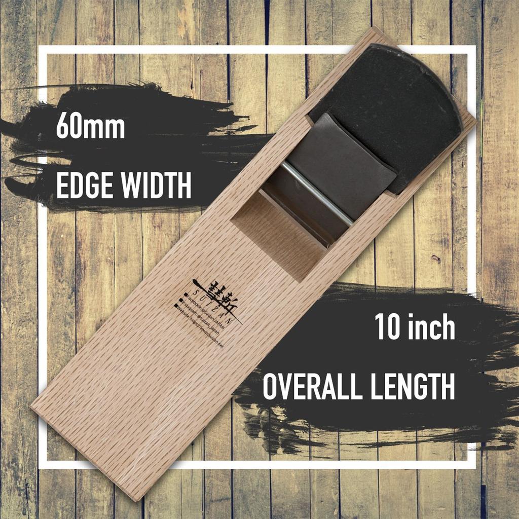 SUIZAN Suizan Ширина лезвия рубанка 60 мм Общая длина рубанка 260 мм Деревообработка DIY Рубанок - Двулезвийный