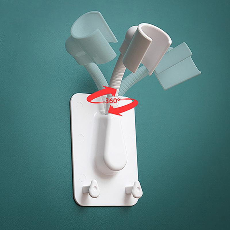 Держатель для душевой лейки с присоской на липкой основе — пробивка отверстий не требуется