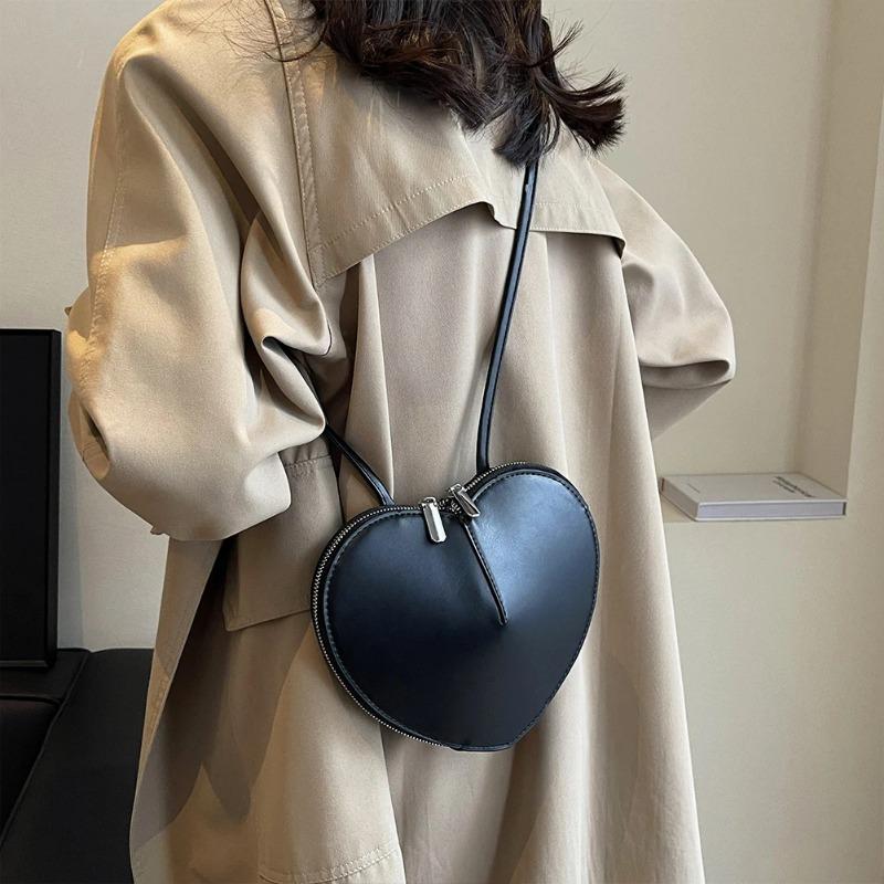 Женские кошельки Love Sling, женские сумки для телефона в форме сердца, дизайнерские мини-кошельки из искусственной кожи, небольшие однотонные сумки через плечо
