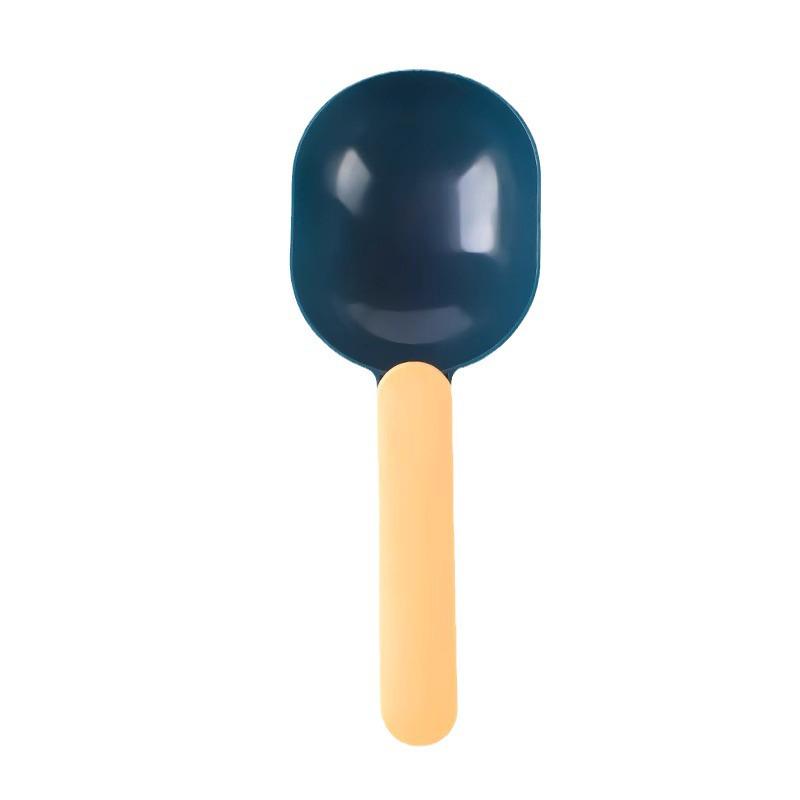 Многофункциональный пластиковый совок для риса и муки с длинной ручкой и зажимом