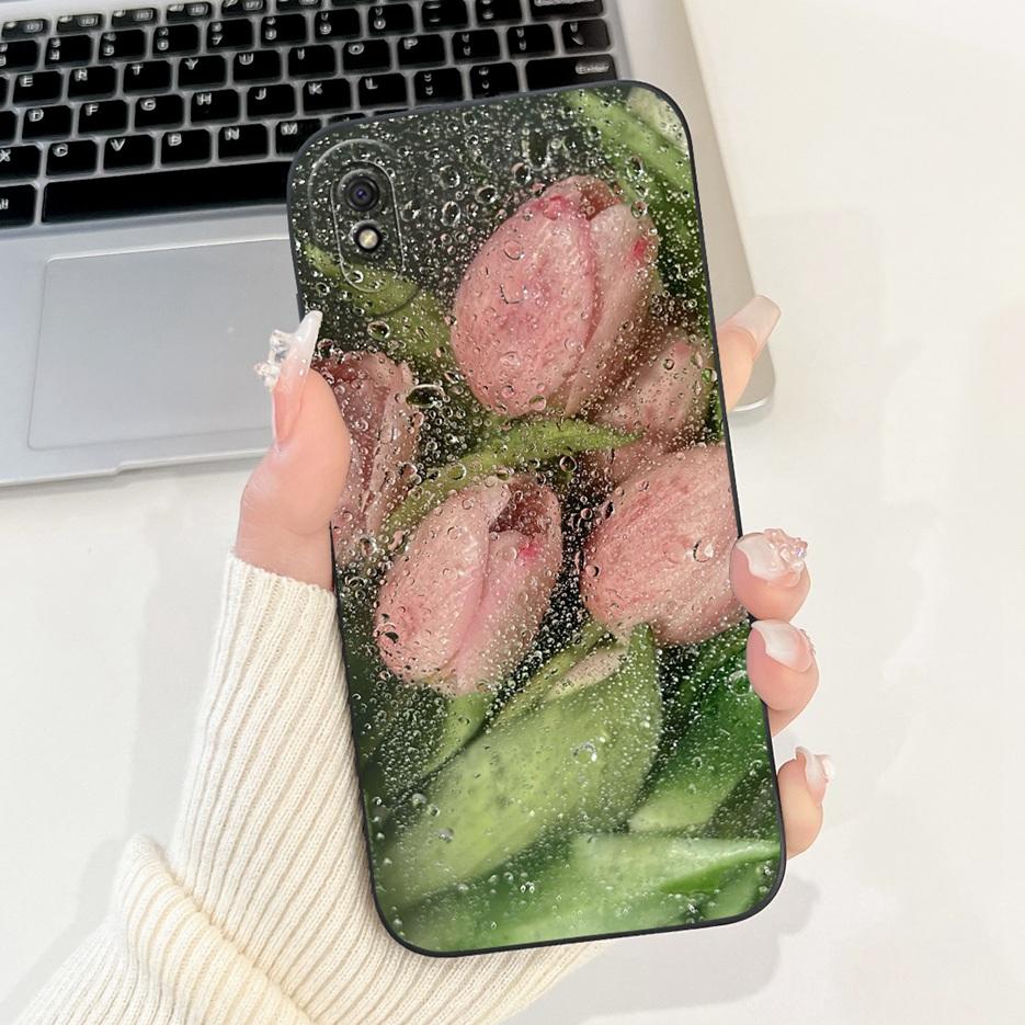 Чехол для Xiaomi Redmi 9A Роскошные Цветы Конфетная Раскраска Обложка 6.53'' Мягкий Силиконовый Чехол для Телефона Для Redmi 9AT 9A Redmi9A Fundas Capa
