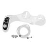 Dual Nozzle Hot Cold Bidet ABS Toilet Bidet Attachment with Temperature Digital Display for Bathroom