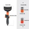 Ergonomic Pool Cleaning Brush Handheld Swimming Pool Filter Cartridge Cleaner Comfortable Grip Scrubber Equipment