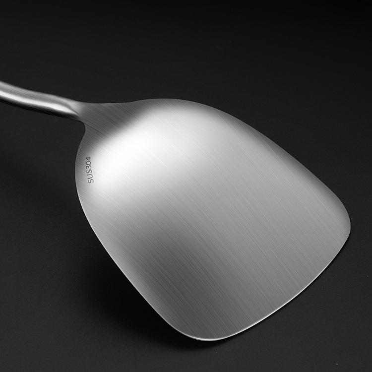 304 Stainless Steel Spatula Add Wooden Handle Stir -fry Kitchen Spoon Spoon Kitchen Supplies Kitchen Utensils