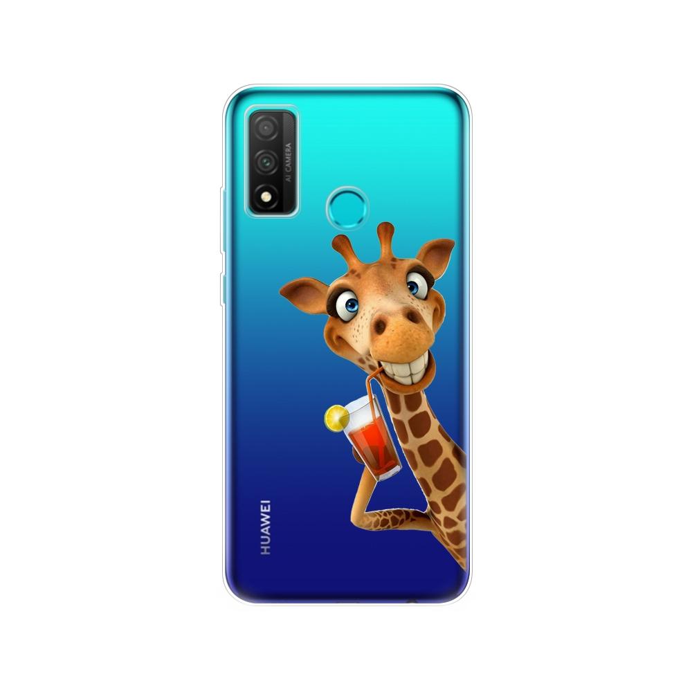 Чехол для Huawei P smart 2020, мягкий силиконовый чехол из ТПУ на заднюю панель телефона PSmart 2020 POT-LX1A, 6,21 дюйма, защитный чехол-бампер, чехол
