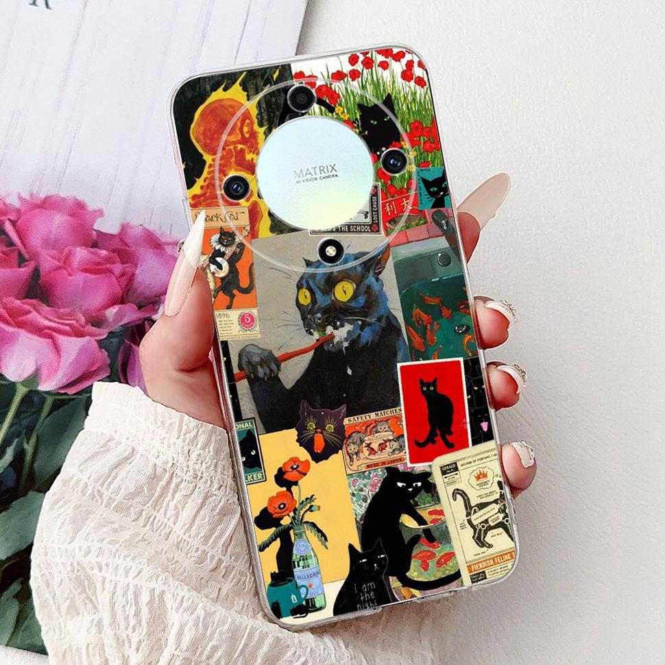 For Honor X9a 5G Case RMO-NX1 Beautiful Butterfly Soft Silicone Phone Cases For Honor X 9a X9a 2022 Back Cover Bumper 6.67"