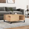 VidaXL Coffee Table Sonoma Oak 80x80x36.5 Cm Engineered Wood 830791