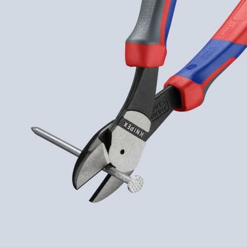 Knipex Heavy-Duty Nippers, 12 Offset, 200mm, 7422200