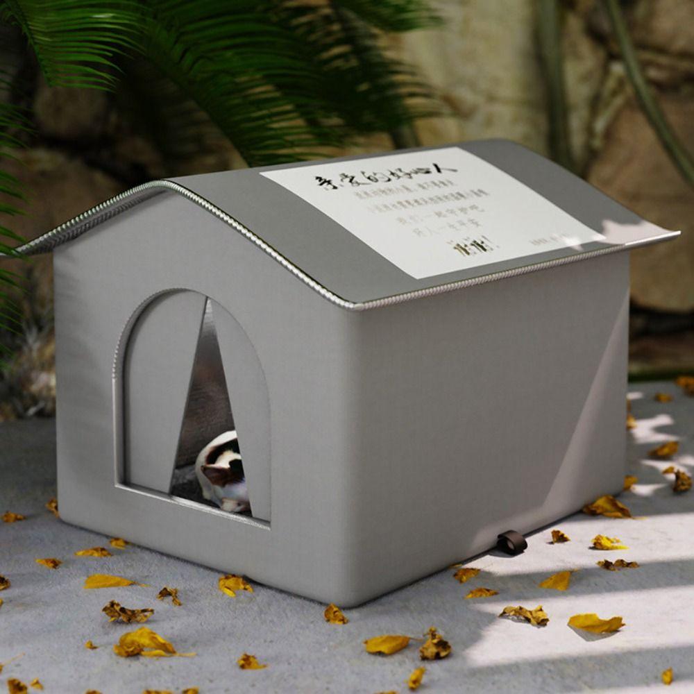 Waterproof Cooling Dog Cave Foldable Outdoor Pet Tent Insulated Cat House Four Seasons
