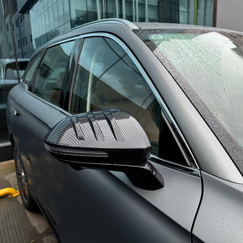 Для Omoda C7 2025 2026 Автомобиль ABS Карбон Черный Защита Зеркала Заднего Вида Боковая Крышка Декоративная Накладка Наклейки Автоаксессуары