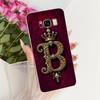 Для Samsung S8 Прозрачный чехол SM-G950FD Роскошная корона Буквы от A до Z 2D Плоский узор Funda Для Samsung Galaxy S8 G950F Мягкий чехол для телефона