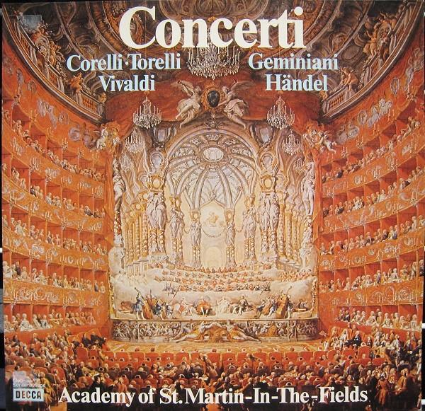 Виниловая пластинка NEVILLE MARRINER ACADEMY OF ST MAR Концерты Корелли Торелли Gemini 65125 DECCA 1976 Германия Классика Б/у