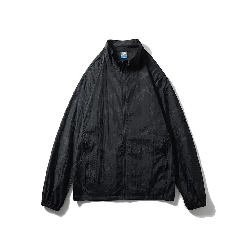 Outdoor Sports Quick-Drying Cool Feeling Sun Protection Stand Collar Jacket Men's Summer Thin Lightweight Foreign Trade Men's Casual Outerwear