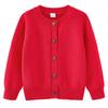 Children's Fashion Casual Cardigan Knitted Long Sleeve  Top