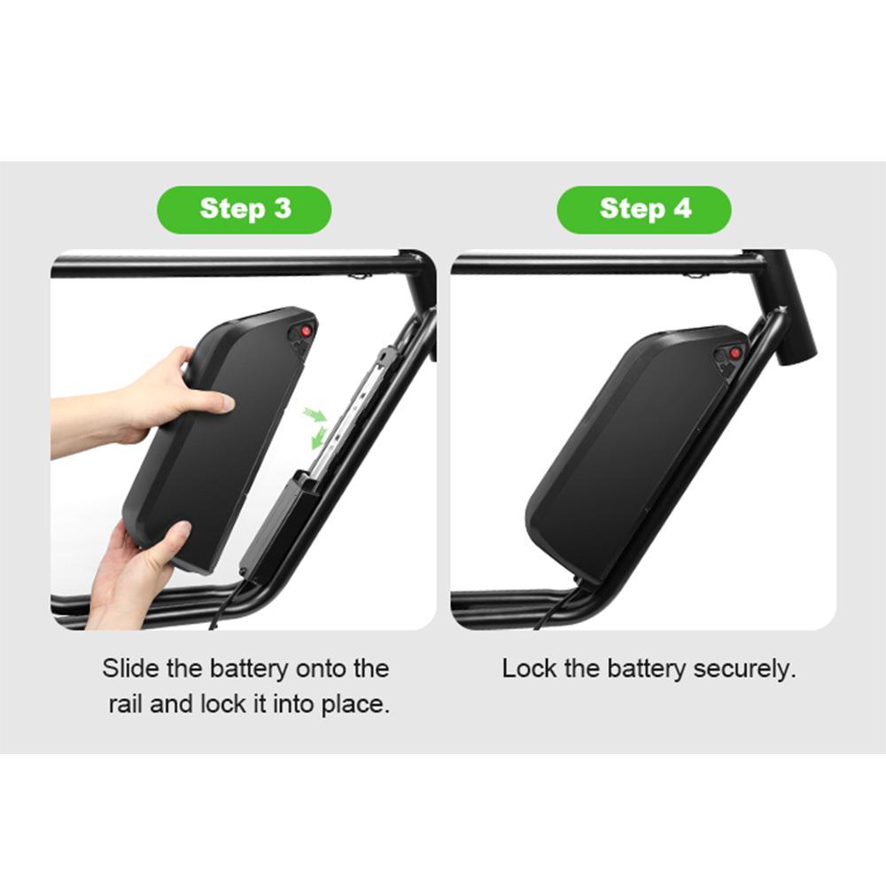 EMOKO EC27 20Ah battery,comes standard with a 3A charger; IF paired with a 48V 500W motor,it offers a range of up to 90km.