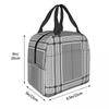The Modern Great Keffiyeh Insulated Lunch Bag for Women Children Portable Food Boxes Thermal Lunch Box Tote