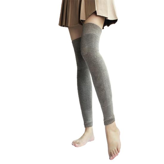 Женские носки, длинные носки на каждый день, утолщенные носки выше колена, тонкие сенсорные носки для повседневного ношения