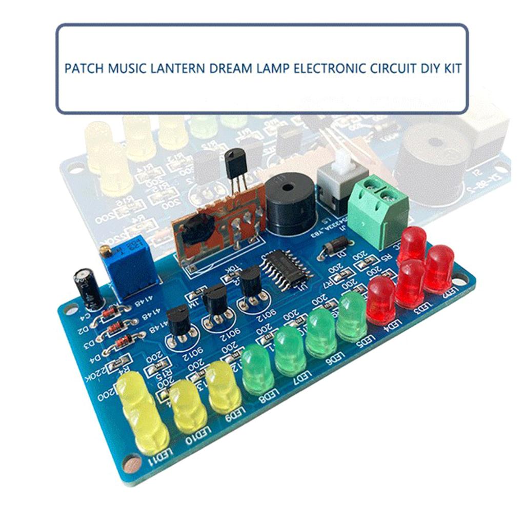 Электронные светодиодные мигающие фонари, паяльная плата, набор для самостоятельного изготовления печатной платы