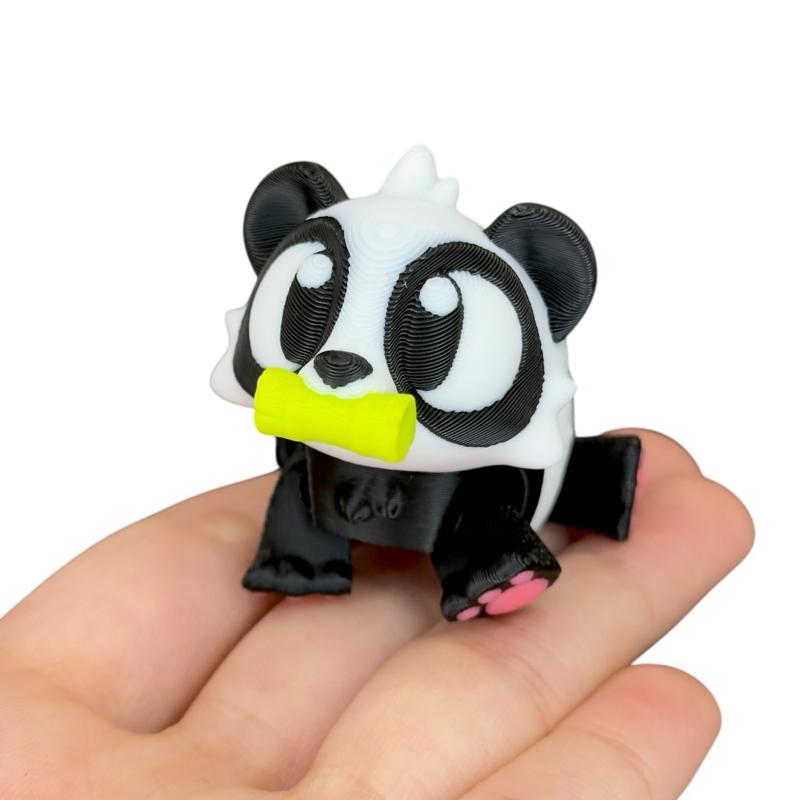 Mini Baby Animals - Cute 3D Printed Articulated Toy Figures - Collectible Figurines Decor