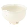 Marui Seito Shigaraki Ware Hechimon Small Bowl, Approx. 12cm Diameter, Powdered Kiln-Tempered, White, MR-3-4021