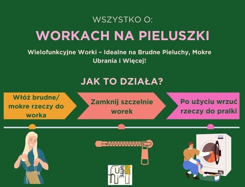 Worek na pieluszki pul gąski worki na pieluszki nappime