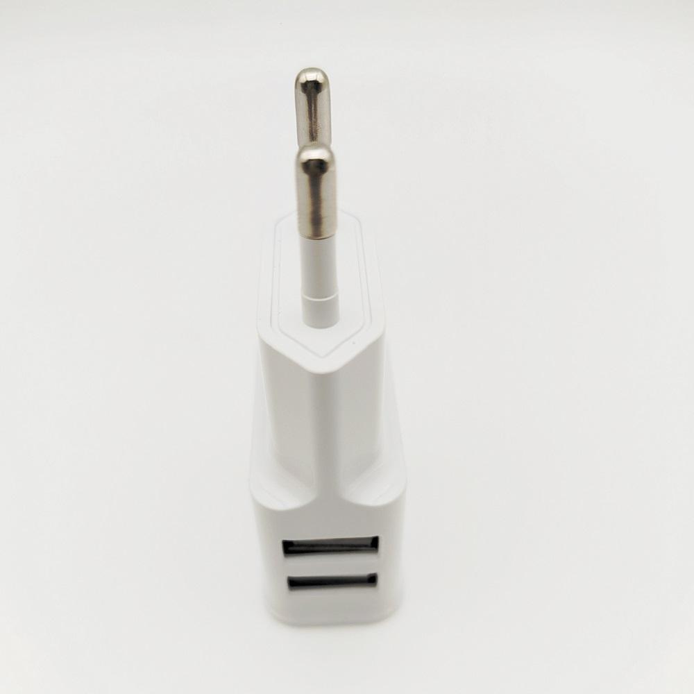 Портативный двойной USB-адаптер питания 5 В, зарядное устройство для мобильного телефона, электрическая розетка для путешествий, смарт-адаптер для зарядного устройства для смартфона