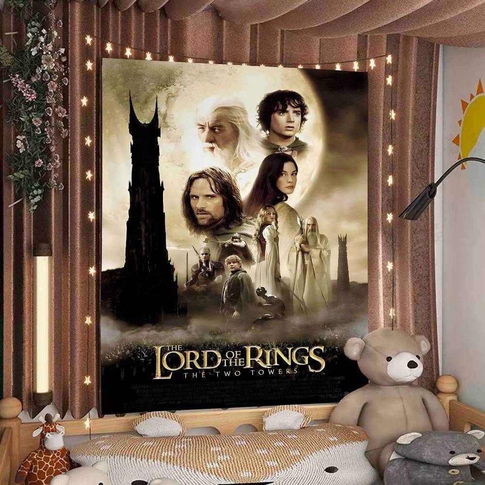 Classic Movie TThe LLords Of The RRings Cartoon Tapestry Bohemian Wall Tapestries Mandala Home Decor