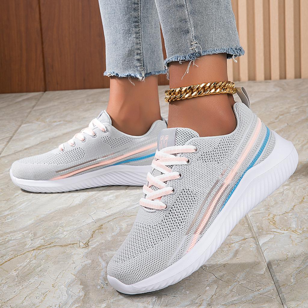 TUINANLE Кроссовки женские вулканизированные туфли серые кроссовки женские летние туфли на плоской подошве со шнуровкой женские большие размеры 36-42