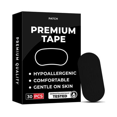 30 шт./коробка Гипоаллергенные Дышащие Полоски Разноцветные Чередующиеся Ленты Адгезия Остановить Дыхание Ртом