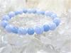 Kanoishi Sparkle of Blue Natural Stones Will Adorn Your Blue Lace Agate and Angelite Bracelet for 8mm and with Natural Power Stones Crushed