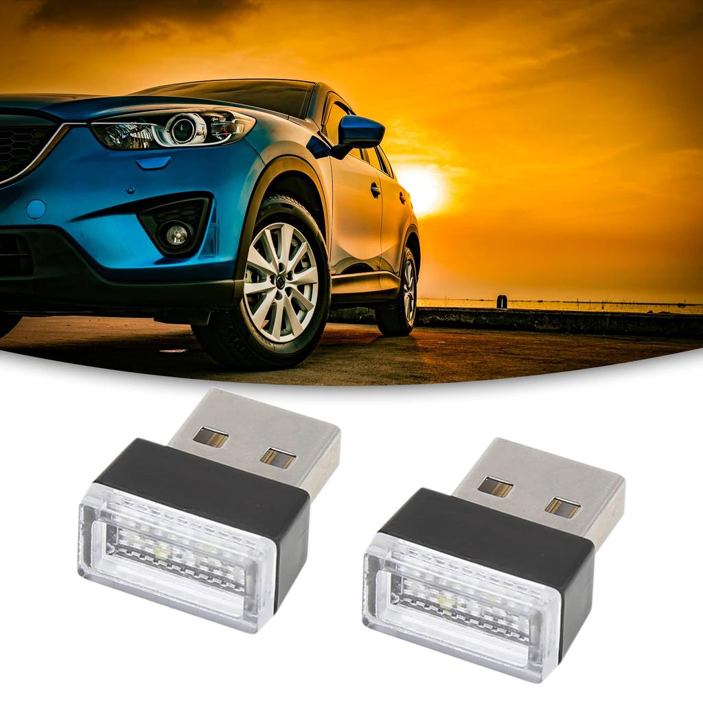 ACROPIX USB светодиодная лампа Универсальная неоновая атмосфера Окружающее освещение Салон Гибкая USB светодиодная лампа Набор из 2 штук