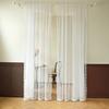 Волнистая кружевная занавеска Длинная занавеска для защиты от посторонних глаз Разделитель комнаты Дышащая сетчатая занавеска для гостиной Отеля Ресторана