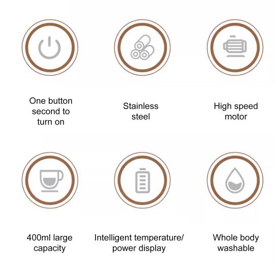 Magnetic Self-Stirring Coffee Mug 400ml Electric Stirring Cup with Lid Automatic Mixing