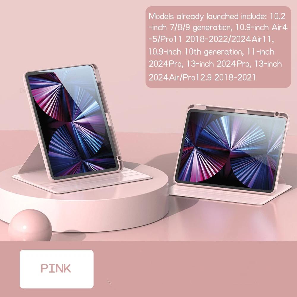 Чехол для iPad Air 1 2 9,7 дюйма для iPad 5-го 6-го поколения 9,7 дюйма Поворотная крышка с держателем для карандаша Ударопрочный корпус